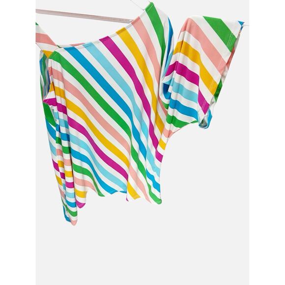 Cato Asymmetrical Boho Chic Blouse sz M - Picture 2 of 3